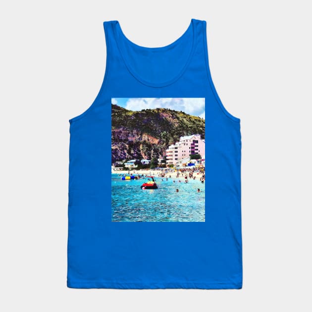 Philipsburg Sint Maarten Beach Tank Top by SusanSavad